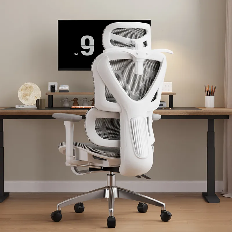Esports Gaming Chair - เก้าอี้คอมพิวเตอร์ตามหลักสรีรศาสตร์ เก้าอี้เล่นเกมอีสปอร์ตพร้อมที่รองรับหลังส่วนเอว เก้าอี้สำนักงานพนักพิงแบบกลวง จัดส่งถึงบ้าน