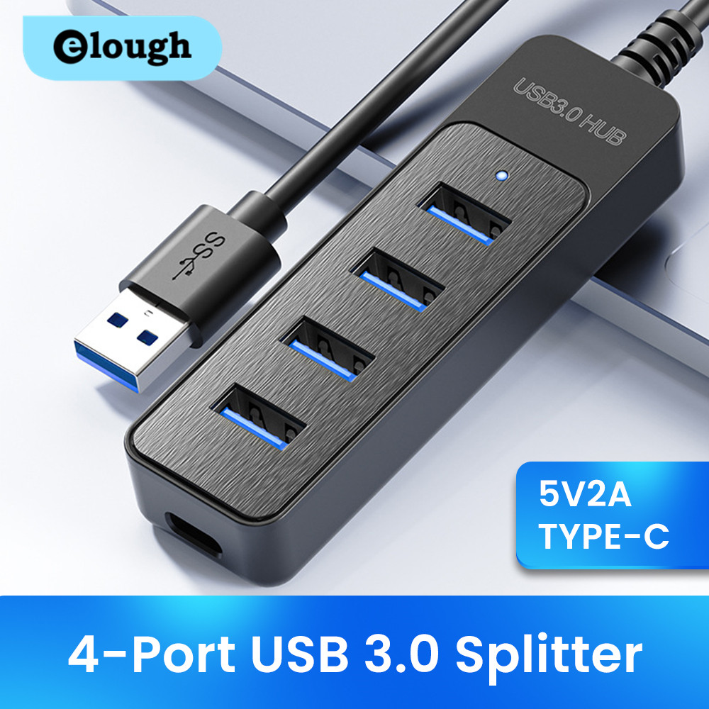 Esports Gaming Splitter - Elough 4 พอร์ต USB HUB 3.0