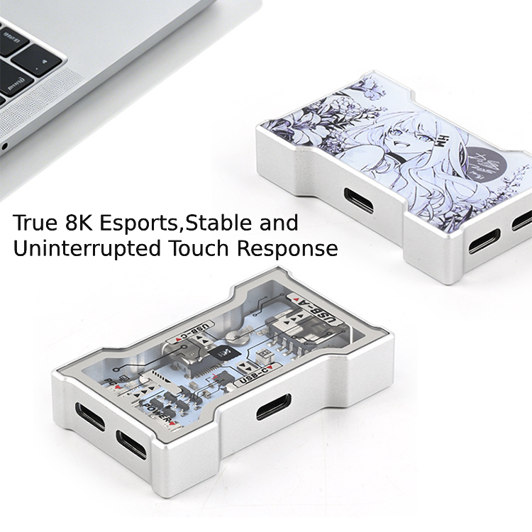 ฮับเชื่อมต่อ USB พร้อมไฟ RGB 2 - Esports Gaming Splitter บทวิจารณ์และราคา