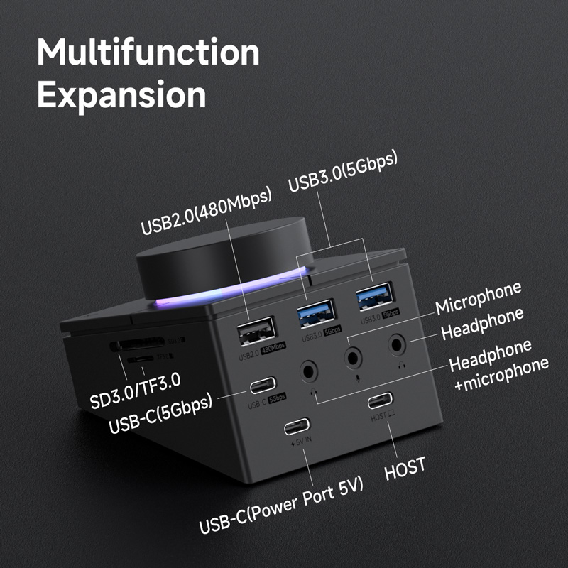 Hagibis ลูกบิด USB C Hub พร้อม - Esports Gaming Splitter บทวิจารณ์และราคา