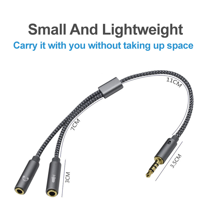 ตัวแยกชุดหูฟัง3.5มิลลิเมตรเสีย - Esports Gaming Splitter บทวิจารณ์และราคา