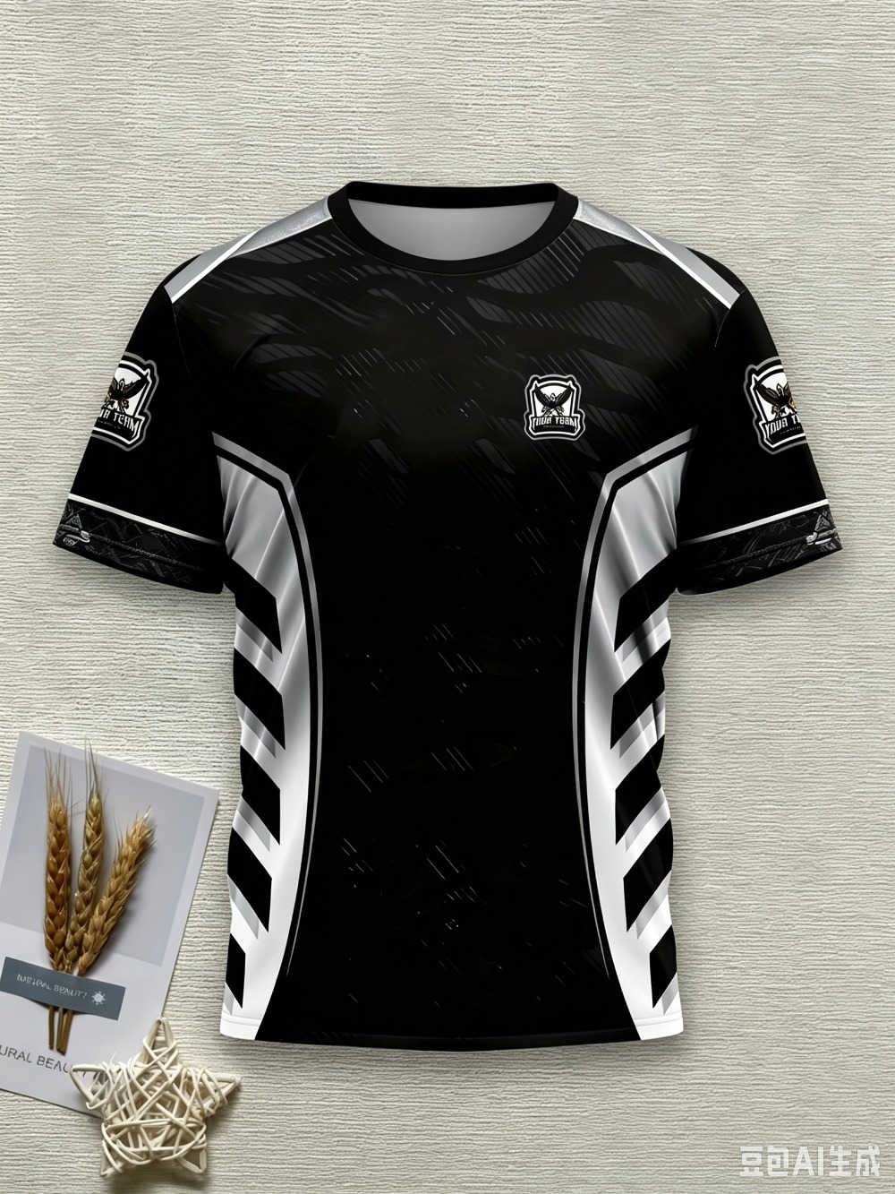 เสื้อยืดทีมกีฬาอีสปอร์ตสำหรับผ - Esports Gaming Logo บทวิจารณ์และราคา