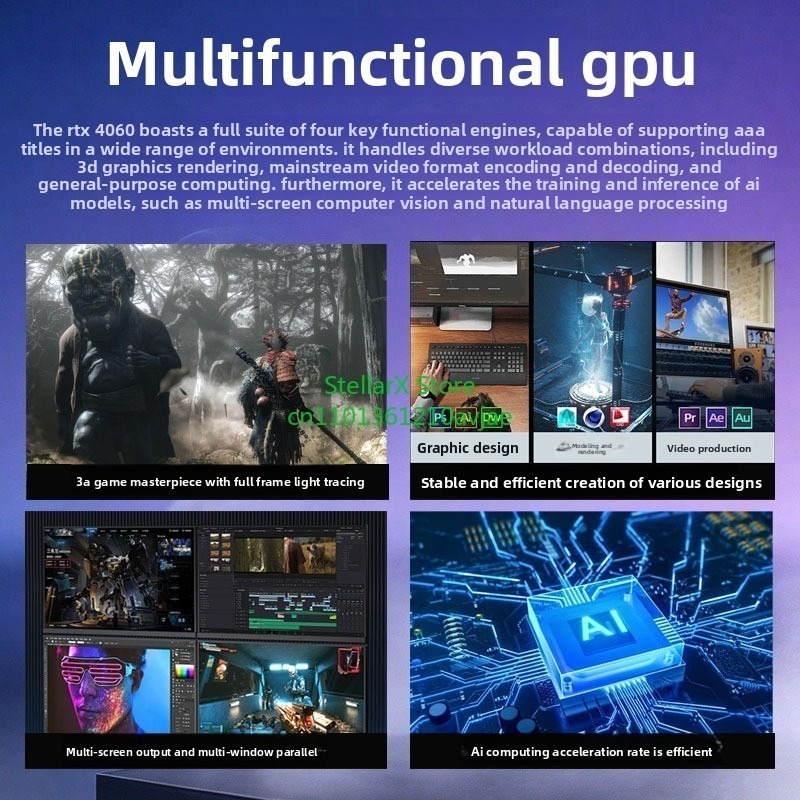 การ์ดจอเกมมิ่งแบบครึ่งสูง RTX4 - Esports And Gaming Industry บทวิจารณ์และราคา