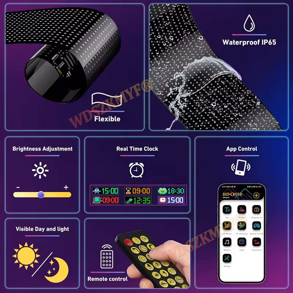 แผงไฟ LED DIY สำหรับป้ายไฟรถยน - Esports Gaming App บทวิจารณ์และราคา