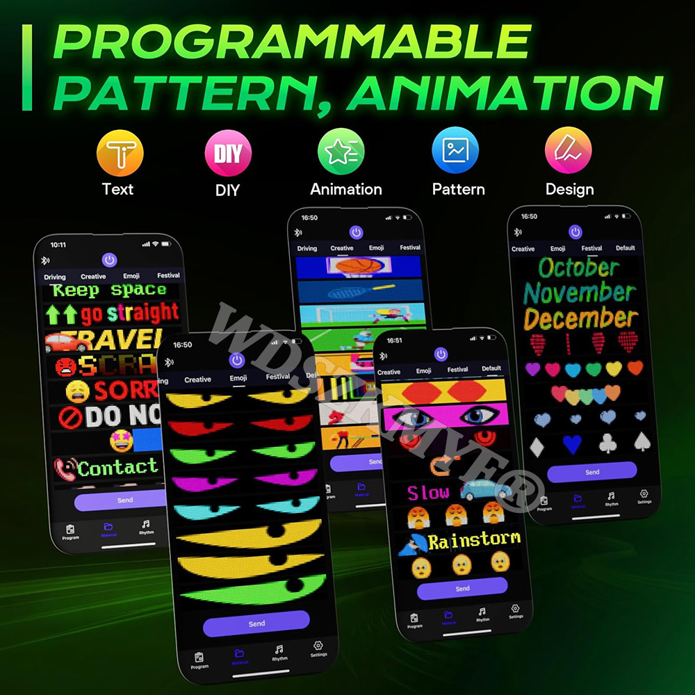 แผงไฟ LED DIY สำหรับป้ายไฟรถยน - Esports Gaming App บทวิจารณ์และราคา