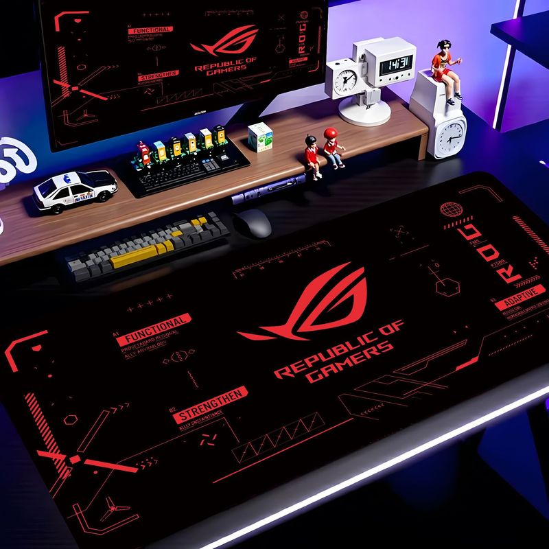 VIKAMA แบล็คพิงค์ ROG Tech Cir - Esports Gaming Logo บทวิจารณ์และราคา