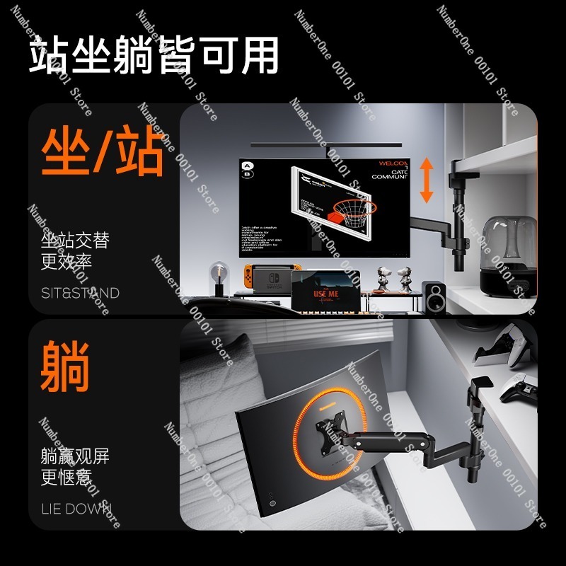 ขายึดจอภาพแบบติดเพดานแบบสองจอ, - Dual Monitor Stand บทวิจารณ์และราคา