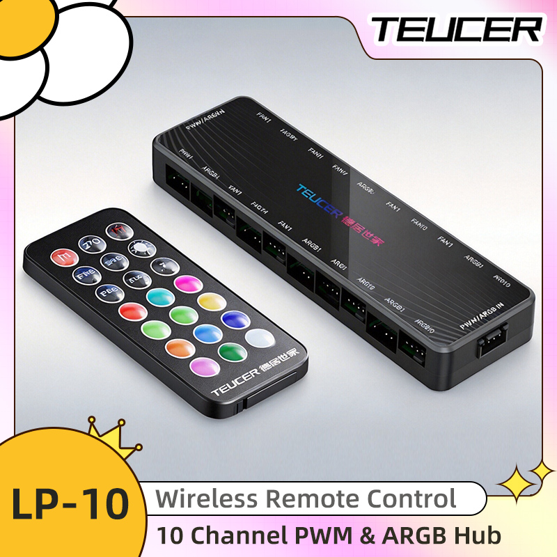 ฮับพัดลม LP-10 ARGB PWM พร้อมร - Esports Gaming Splitter บทวิจารณ์และราคา