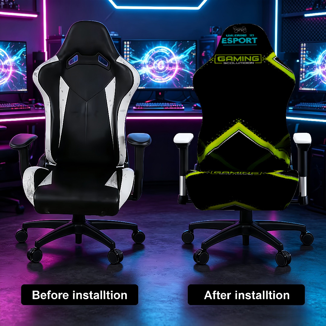 ผ้าคลุมเก้าอี้เกมมิ่งแบบยืดได้ - Esports Gaming Logo บทวิจารณ์และราคา